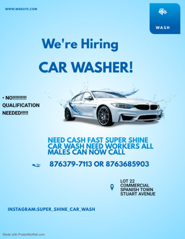 CAR WASHER/INTERIOR PERSONNEL 