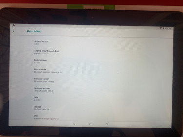Mint Condition Lenovo Tab10” With 16GB Storage And
