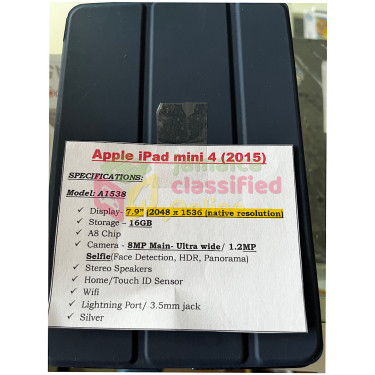 Apple IPad Mini 4 - 8” Tablet With Case 