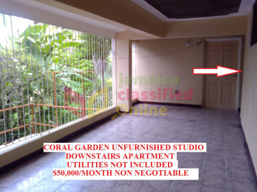 1 Bedroom Studio Apt In Coral Garden 