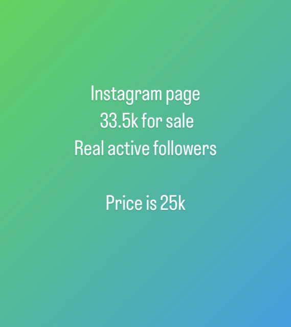 Instagram Accounts For Sale