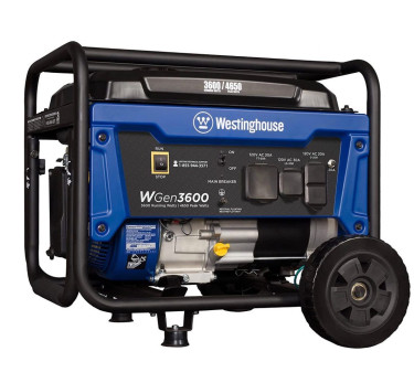 WGen3600 Portable Generator- GAS OPERATED