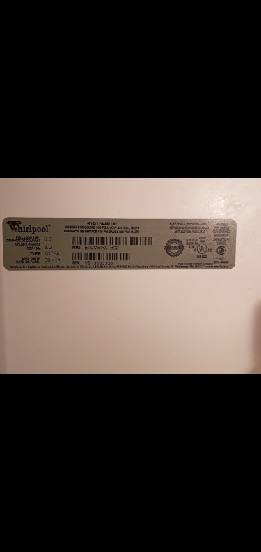 Whirlpool Refrigerator  (Black)