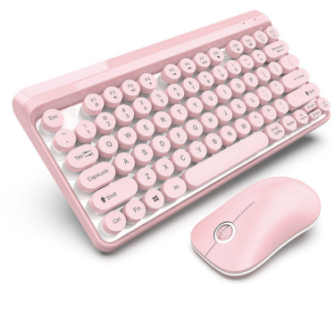 2.4G Punk Key Wireless Keyboard And Mouse Set