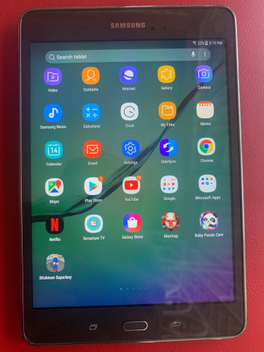 8” Samsung Galaxy Tab A With 16gb Storage WiFi Onl