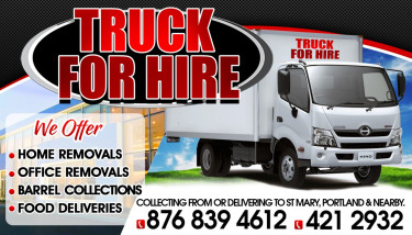 5-tonne Box Truck With Driver For Hire