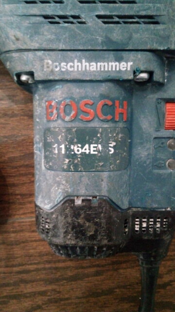 Use Bosch SDS Plus Hammer Drill