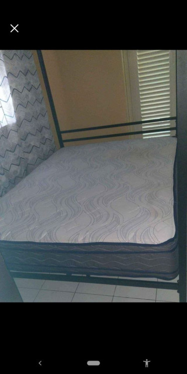 Mattress And Frame (can Be Sold Separately)