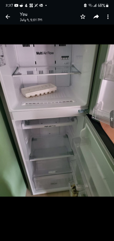 New 9cuft LG Refrigerator With Inverter 