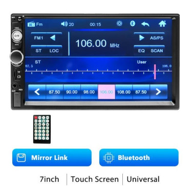 7 Inch Bluetooth Car Radio NEW 