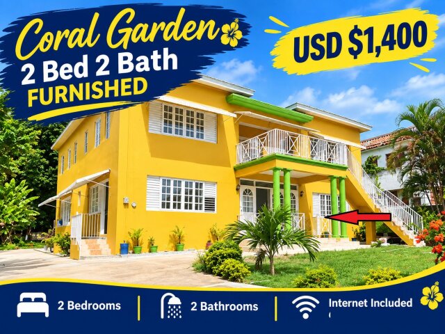 Ground Floor 2 Bedrooms In Coral Gardens