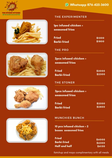 Infused Fried Chicken And Chips Other Market Kingston, Spanish Town, Portmore