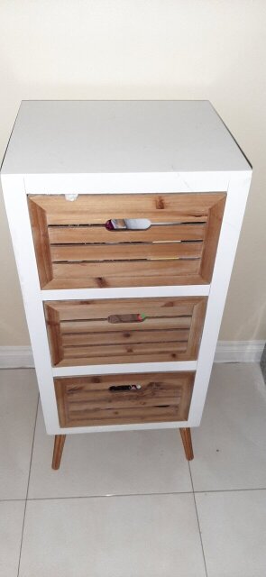 Chest Of Drawers/ Bedside Table With Three Drawers