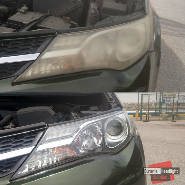 Professional Headlight Cleaning Service 