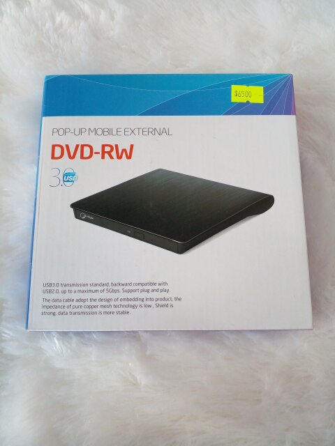 Pop Up Mobile External DVD RW