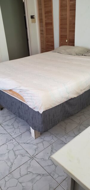 Queen Size Spring Matress With Base