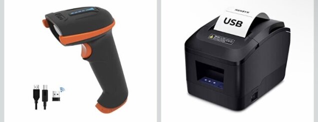 Point Of Sale Recipt Printer And Barcode Scanner