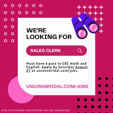 Sales Clerk Needed