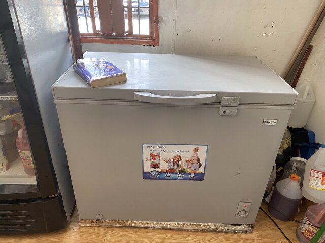 Gently Used Cooler And Freezer