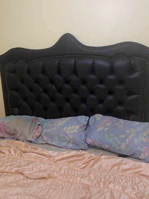 King Headboard And Wooden Strong Bed Frame