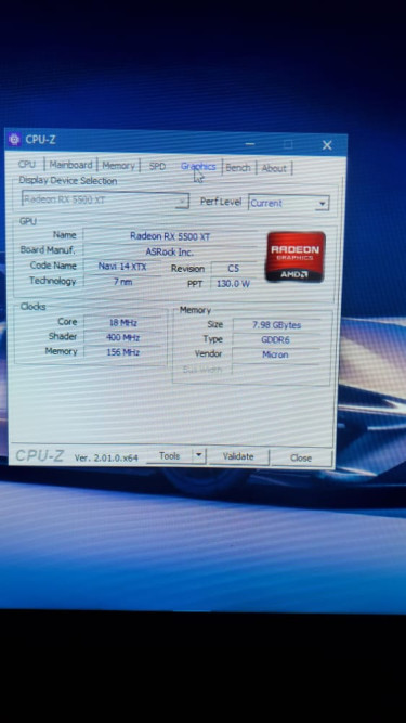 AMD RX 5500 XT 8GB Graphics Card