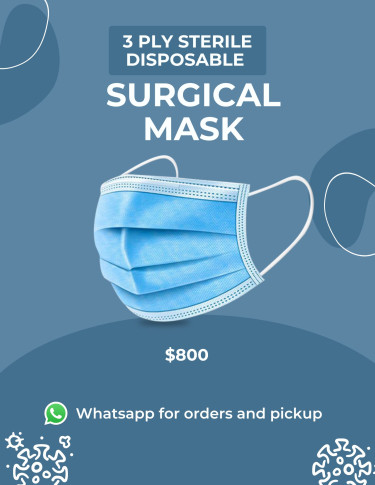 3 Ply Sterile Surgical Masks