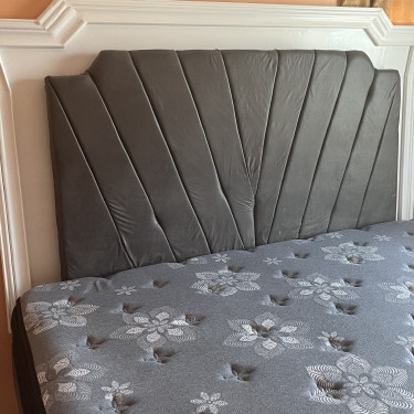 King Size Bed Frame With Headboard And Mattress 