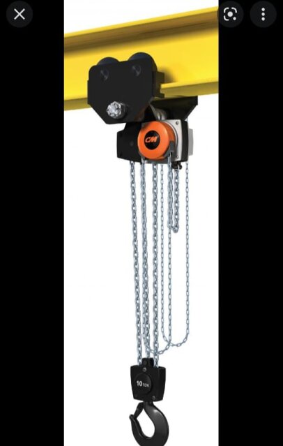 2 Ton Chain Hoist With Trolley