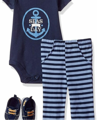 Baby Boys And Girls Bodysuit And Pants Set