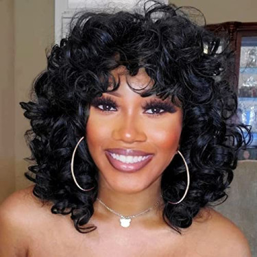 Soft Afro Kinky Curly Synthetic Wig