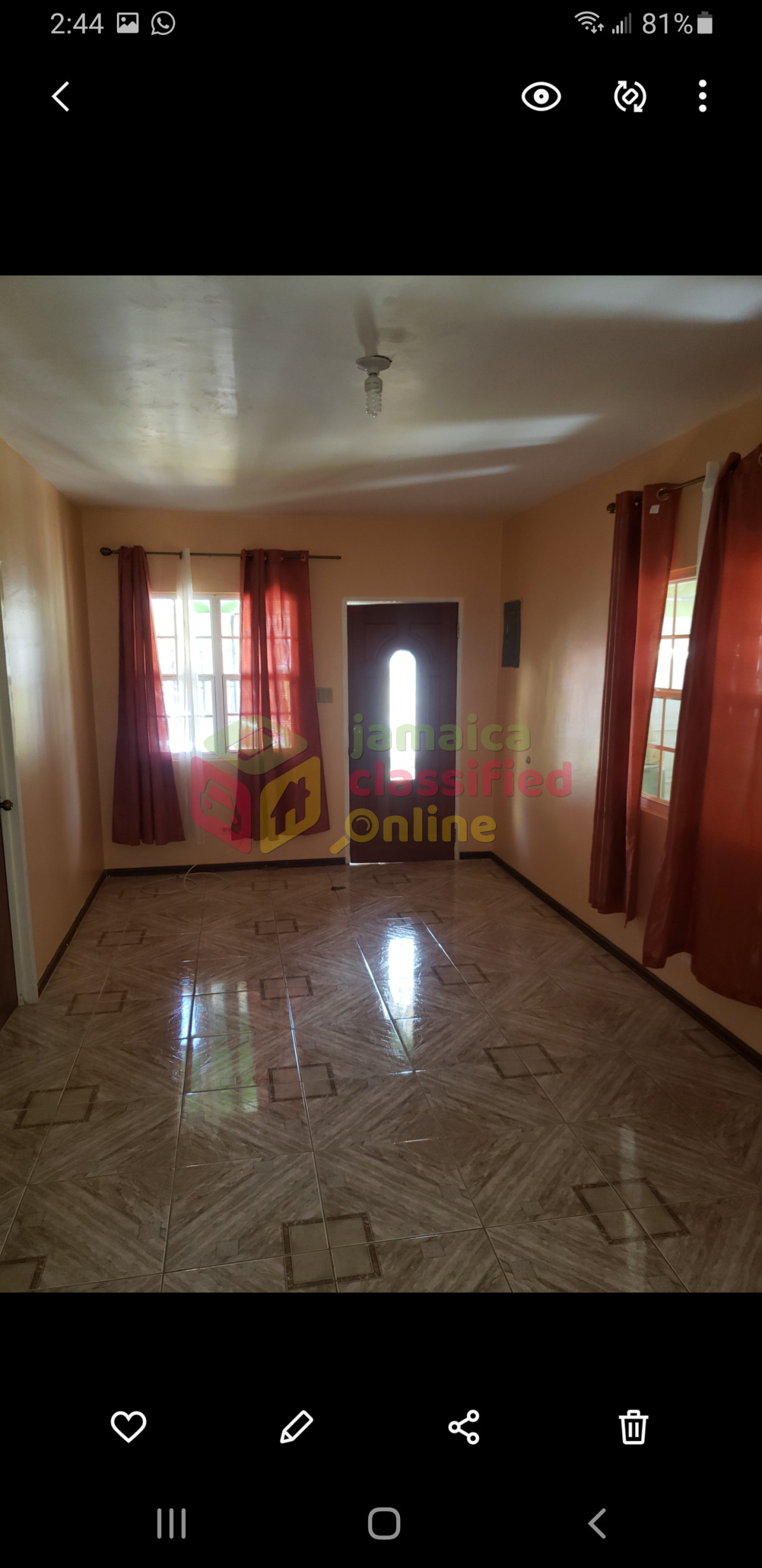 For Rent 2 Bedrooms And 1 Bathroom Cornwall Courts, Montego Bay