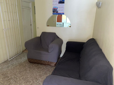 2 Bedroom ,1 Bath Semi Furnished