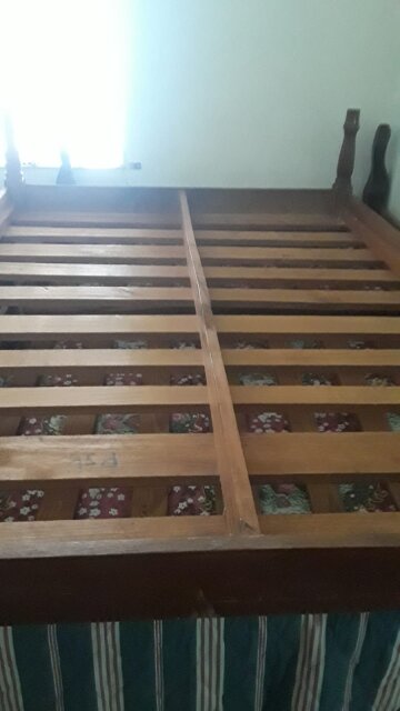 Real Hard Wood Double Bed Base For Sale