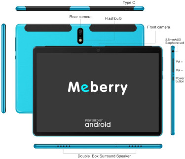 Meberry M7Pro 10 Inch Tablet - 64GB