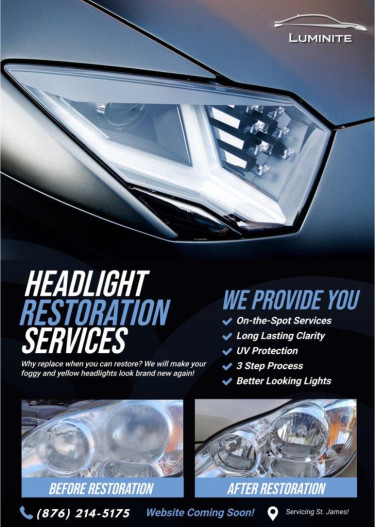 Professional Headlight Restoration Services