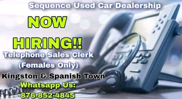 NOW HIRING!! Telephone Sales Clerk Job