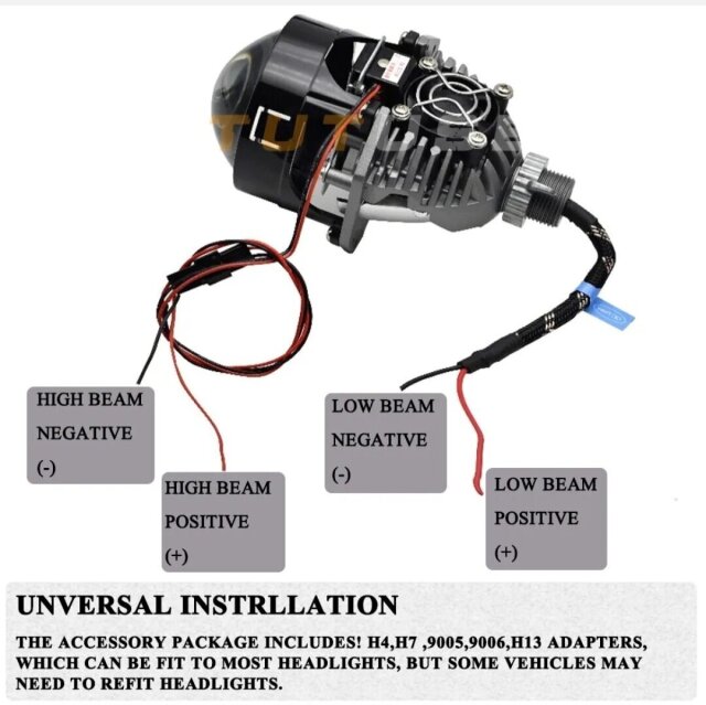 LED Projector Lens Universal