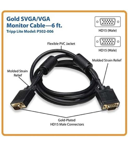 VGA Coax Monitor Cable