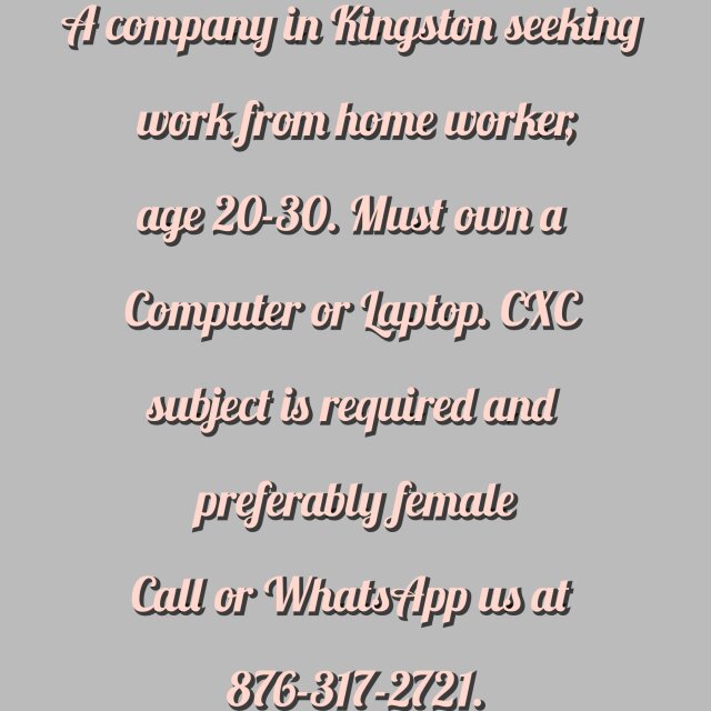 Jobs Available Contact Us Today.