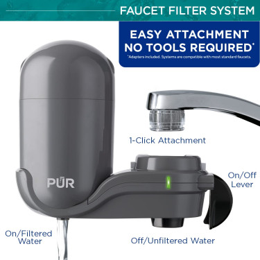 PUR PLUS Faucet Mount Water Filtration System