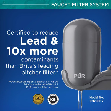 PUR PLUS Faucet Mount Water Filtration System