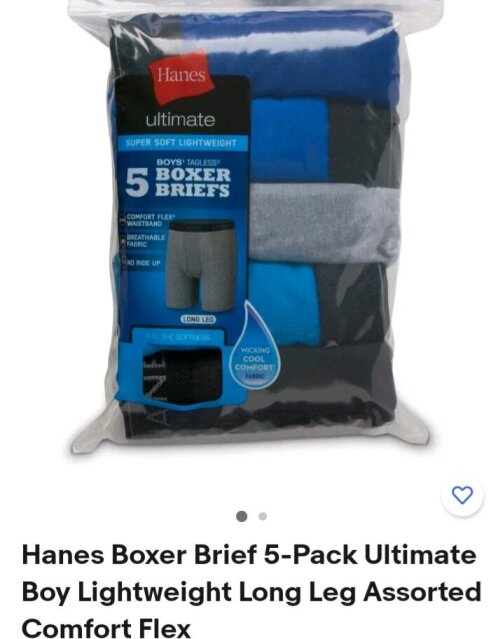 Hanes 5pack Boxers Underpant