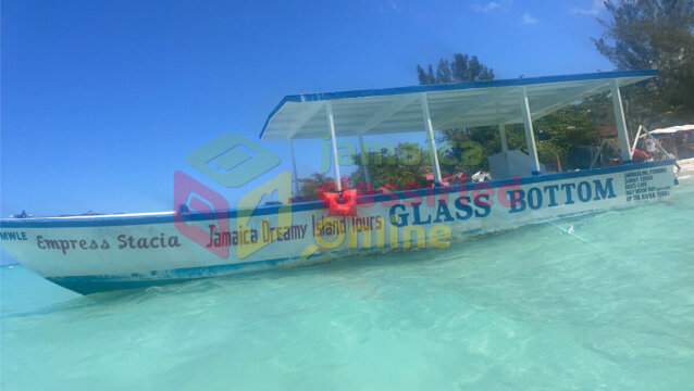 30ft Glass Bottom Boat Boats Negril