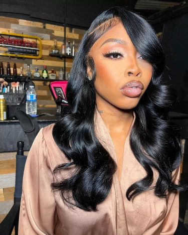 16 Inch Brazilian Body Wave Lace Frontal Wig For S