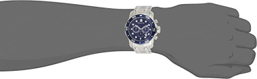 Invicta Men's Watch - Silver & Blue