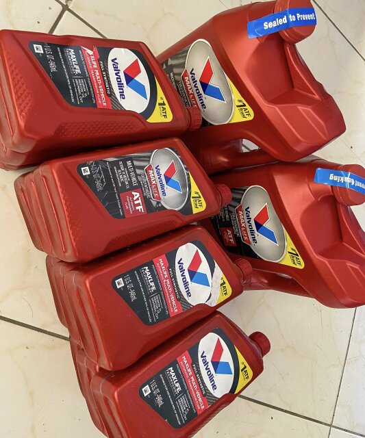 VALVOLINE TRANSMISSION FLUID