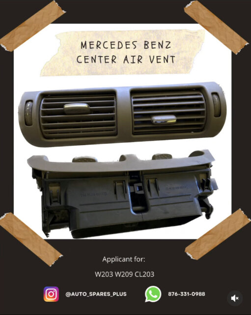 MERCEDES BENZ CENTER AIR VENT