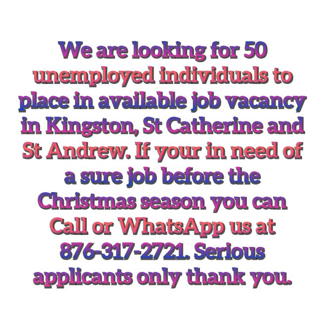Jobs Available