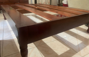 Double Bed Base Hard Wood  9/10 Condition SALE!!