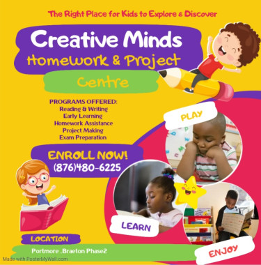 CREATIVE MINDS HOMEWORK AND PROJECT CENTRE